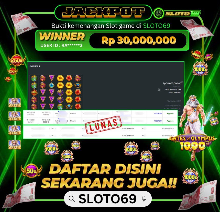 SLOTO69 | Nikmati Situs Gambling Legal Dengan Permainan Resmi image 1